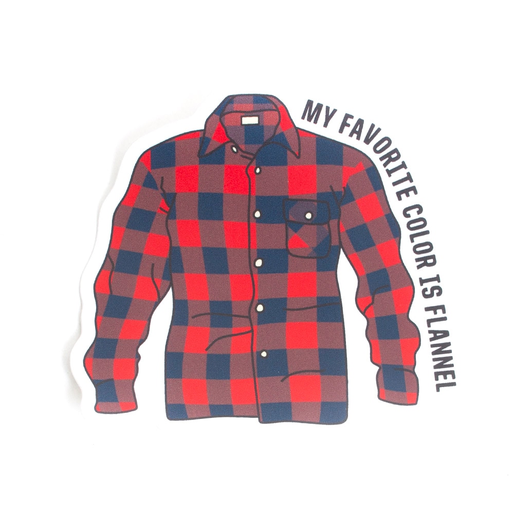 Stickers Northwest, Stickers, Art & School, 3", 632525, My Fave Color is Flannel